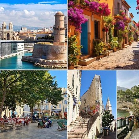 Apartmán Elegant T3 Au Panier Vieux Port Avec Terrasse Privee Et Parking Marseille Exteriér fotografie